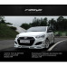 f3style front and side body kit hyundai accent 2010-13